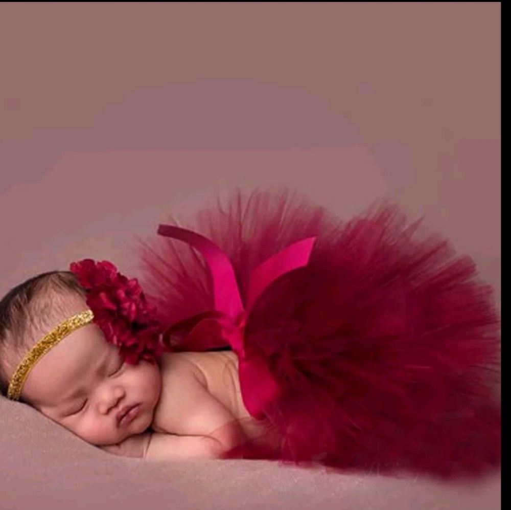 BabyGirl Tutu and Headband Set Photoshoot Outfit🎁